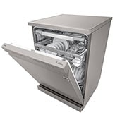 LG Volně stojící parní myčka nádobí LG| B | 14 sad nádobí QuadWash™ | Platinová stříbrná, DF365FPS