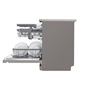 LG Volně stojící parní myčka nádobí LG| B | 14 sad nádobí QuadWash™ | Platinová stříbrná, DF365FPS