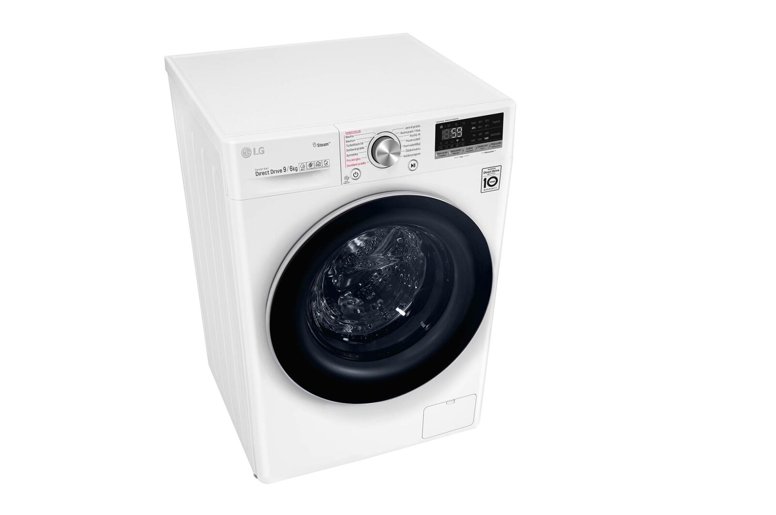 LG 9 kg parní pračka / 6 kg sušička, A (v rozsahu A až G), Direct Drive™ motor, AI DD™ - optimální volba pracích pohybů, TurboWash™, parní péče Steam+™, ThinQ™ + WiFi, F4DV709H1