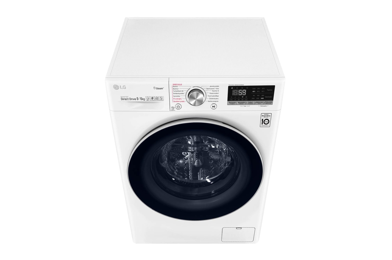 LG 9 kg parní pračka / 6 kg sušička, A (v rozsahu A až G), Direct Drive™ motor, AI DD™ - optimální volba pracích pohybů, TurboWash™, parní péče Steam+™, ThinQ™ + WiFi, F4DV709H1