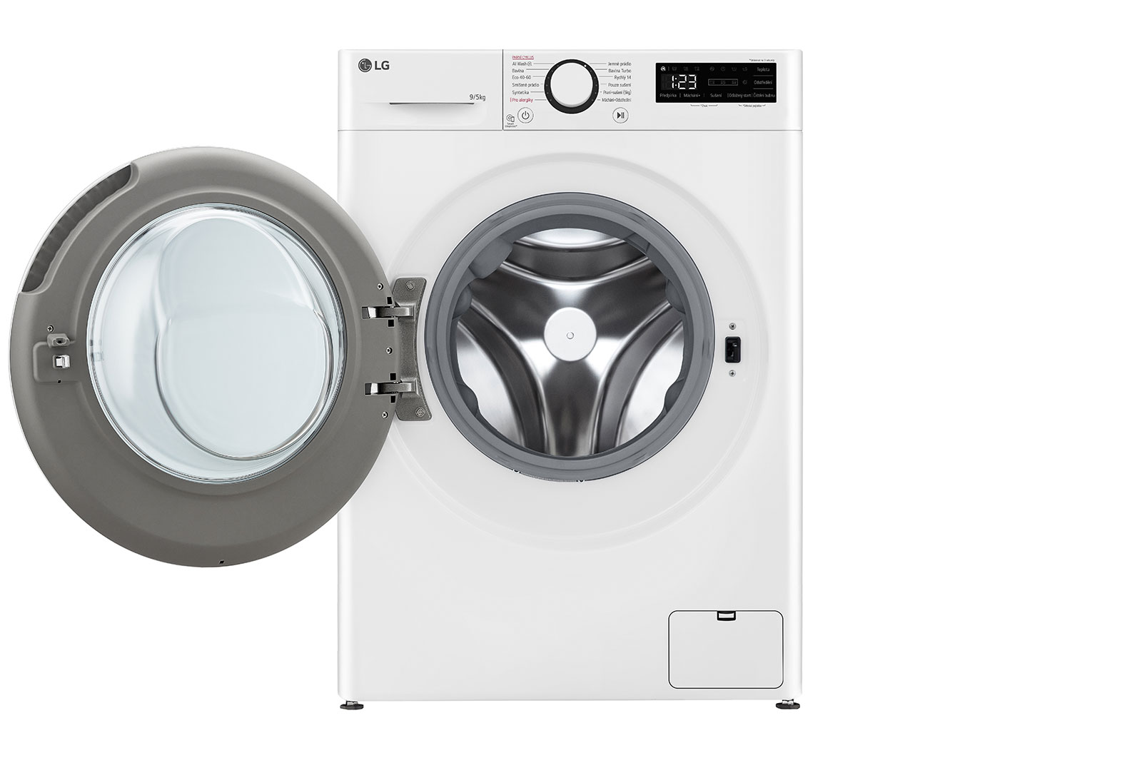 LG 9 kg slim parní pračka / 5 kg sušička LG | 1200 ot./min | Direct Drive™ | AI DD™, FCR5A95WW