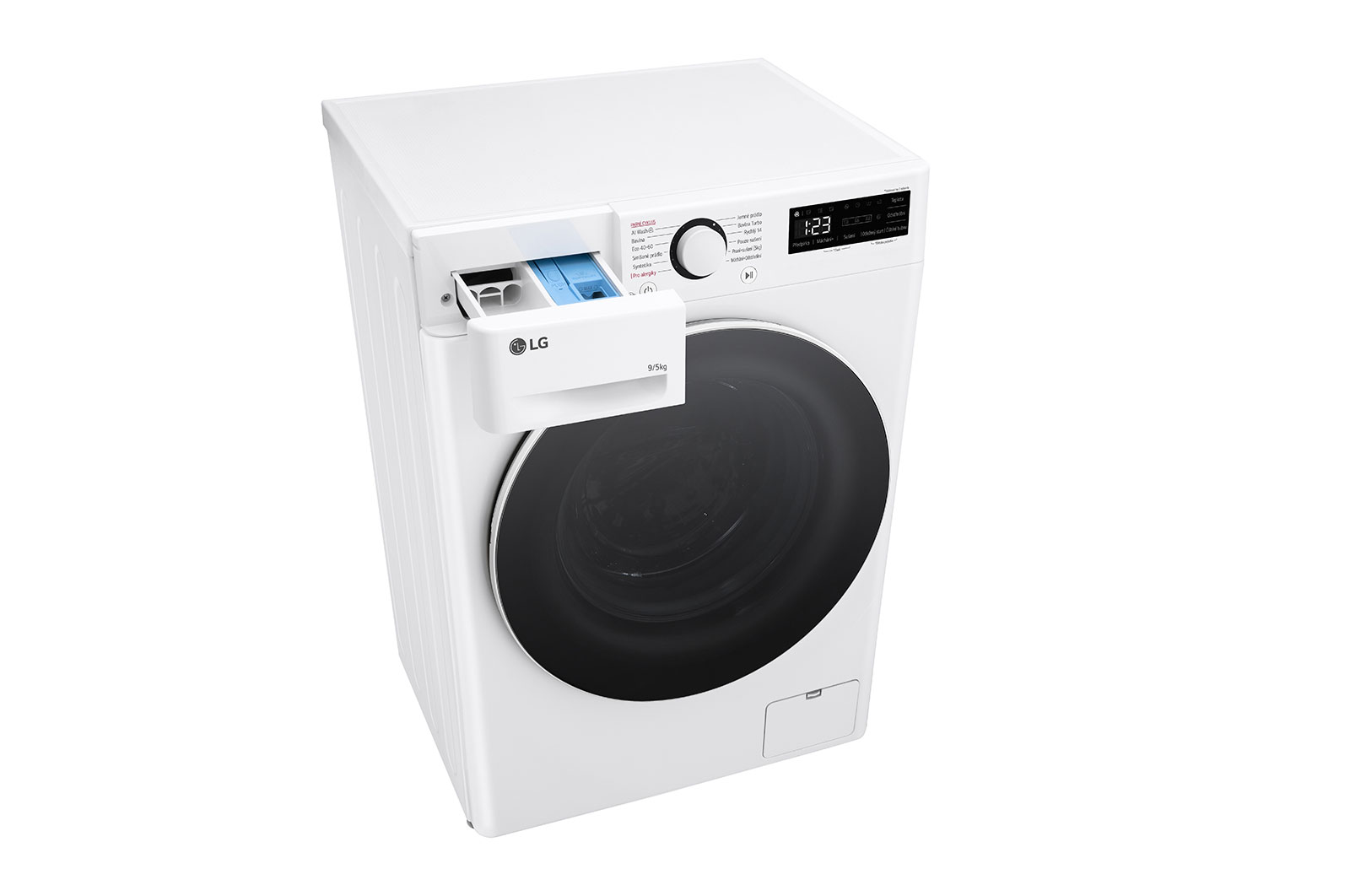 LG 9 kg slim parní pračka / 5 kg sušička LG | 1200 ot./min | Direct Drive™ | AI DD™, FCR5A95WW