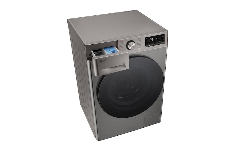 LG Parní pračka / sušička LG | 10 / 6 kg | 1400 ot./min | Direct Drive™ | AI DD™ | Stříbrná, FCR7A06PG