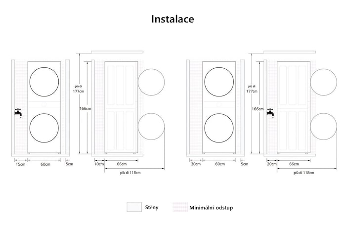 LG WashTower | 12 / 10 kg |1400 ot./min | AI DD™ | TurboWash™360°|Černá/šedá, WT1210BBF