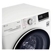 LG 8,5 kg slim parní pračka, C, Direct Drive™ motor, TurboWash™ - praní za 59 minut, optimální volba pracích pohybů, parní péče Steam™, ThinQ™ + WiFi, F28V5GY0W