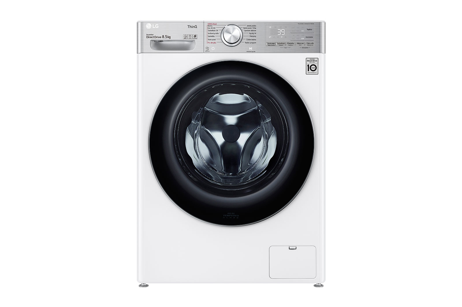 LG 8,5 kg slim parní pračka LG  | 1200 ot./min | AI DD™ | TurboWash™360°, F28V9GW2W