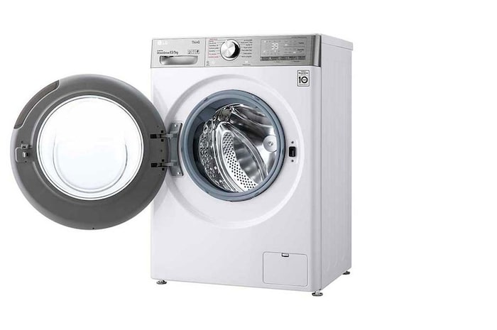 LG Slim parní pračka / sušička LG | 8,5 / 5 kg | 1200 ot./min | TurboWash™360° |Bílá, F2DV9S8H2