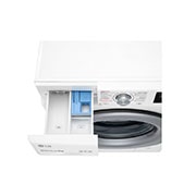 LG 9 kg parní pračka, Direct Drive™ motor, optimální volba pracích pohybů, parní praní Steam™, Smart Diagnosis, Funkce přidat prádlo, F49V3VW4W