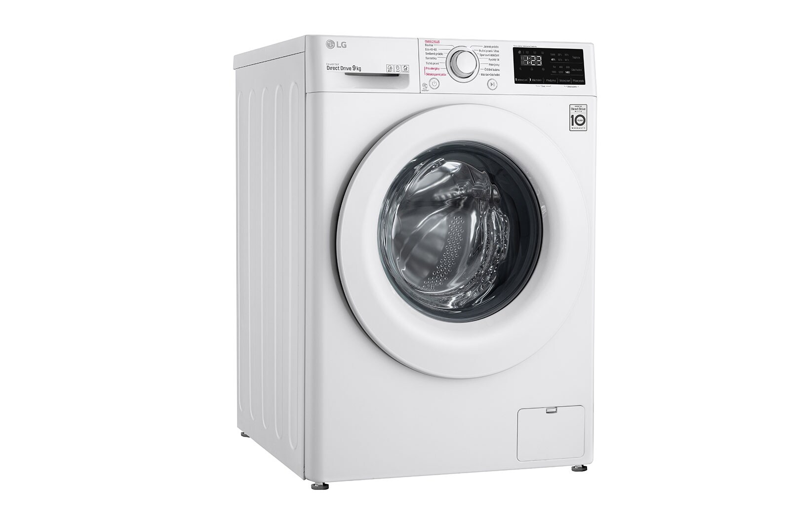 LG 9 kg parní pračka LG  | 1400 ot./min | AI DD™ | Direct Drive™, F4TURBO9E