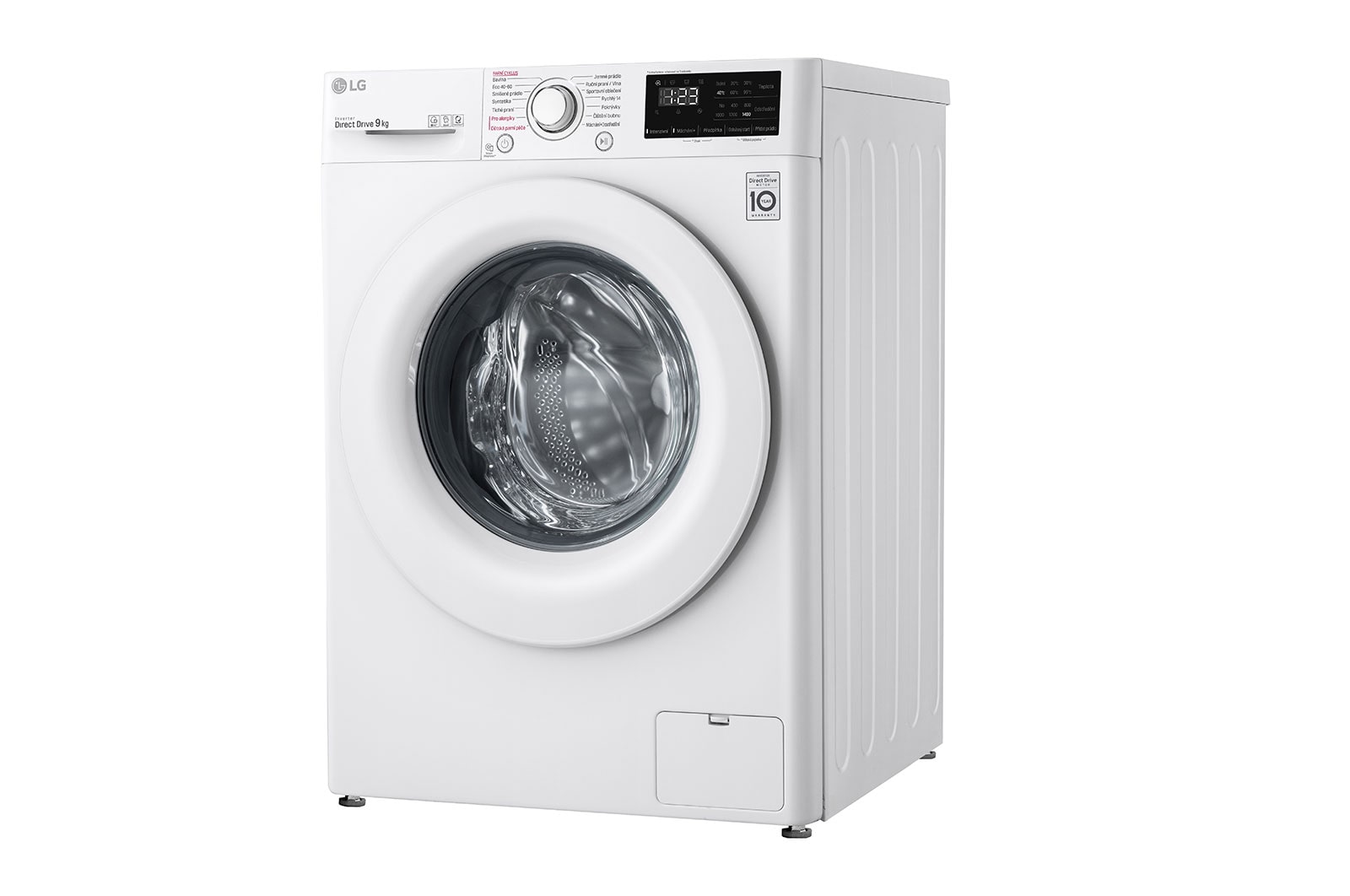 LG 9 kg parní pračka LG  | 1400 ot./min | AI DD™ | Direct Drive™, F4TURBO9E