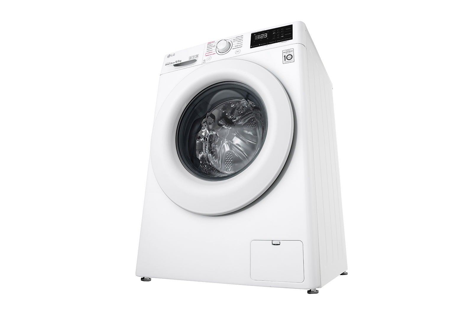 LG 10,5 kg parní pračka, B, Direct Drive™ motor, AI DD™ - optimální volba pracích pohybů, Steam™ - parní praní, Smart Diagnosis™, F4WV310S3E