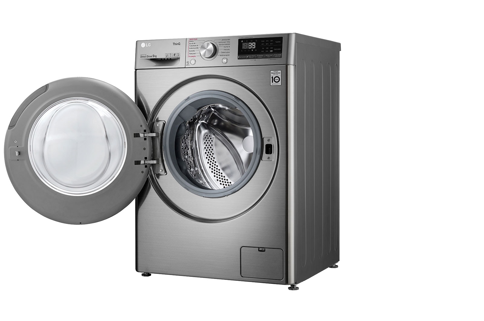 LG 9 kg parní pračka LG  | 1400 ot./min | TurboWash™360° | ThinQ™, F4WV909P2TE