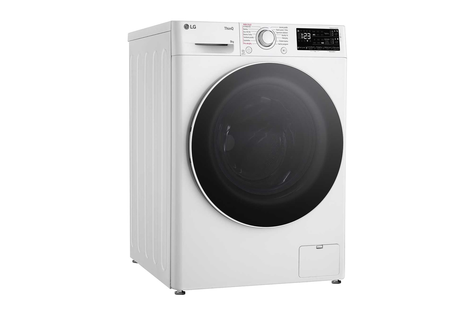 LG 9 kg parní pračka LG | A | 1400 ot./min | Direct Drive™ | AI DD™ | TurboWash™, FASR3A94WW