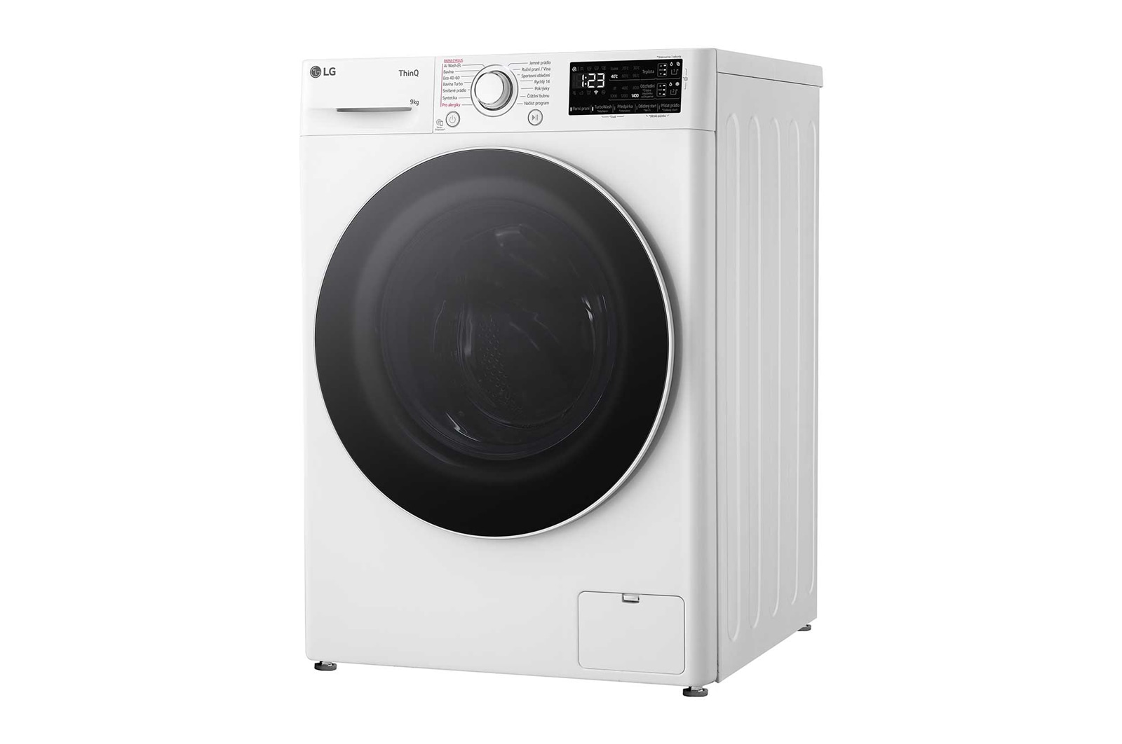 LG 9 kg parní pračka LG | A | 1400 ot./min | Direct Drive™ | AI DD™ | TurboWash™, FASR3A94WW