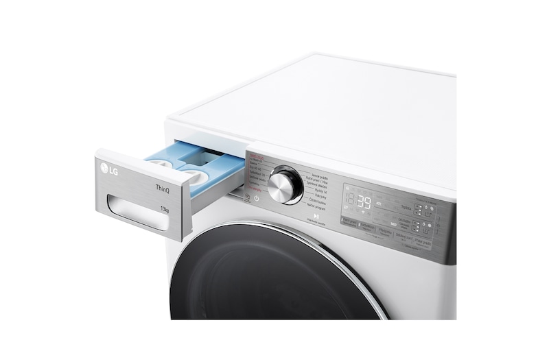 LG Parní pračka LG | 13 kg | A | 1400 ot./min | Direct Drive™ | AI DD™ |Bílá, FASR9A34WC