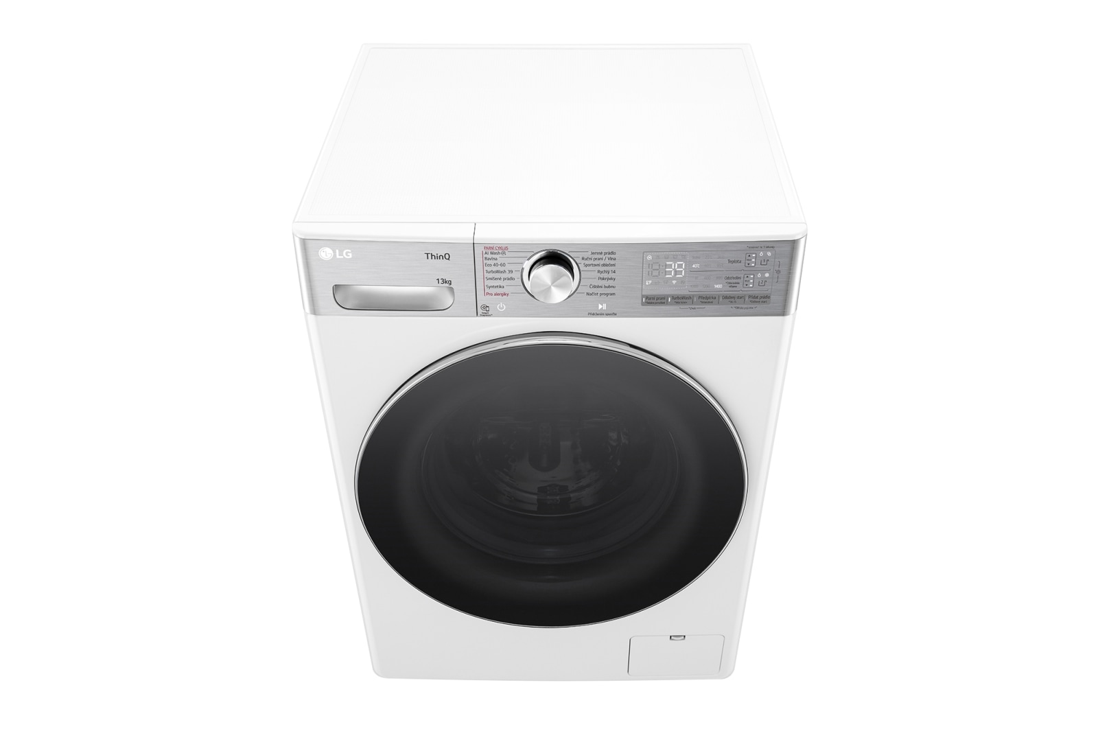 LG 13 kg parní pračka LG | A | 1400 ot./min | Direct Drive™ | AI DD™ | ezDispense™, FASR9A34WC