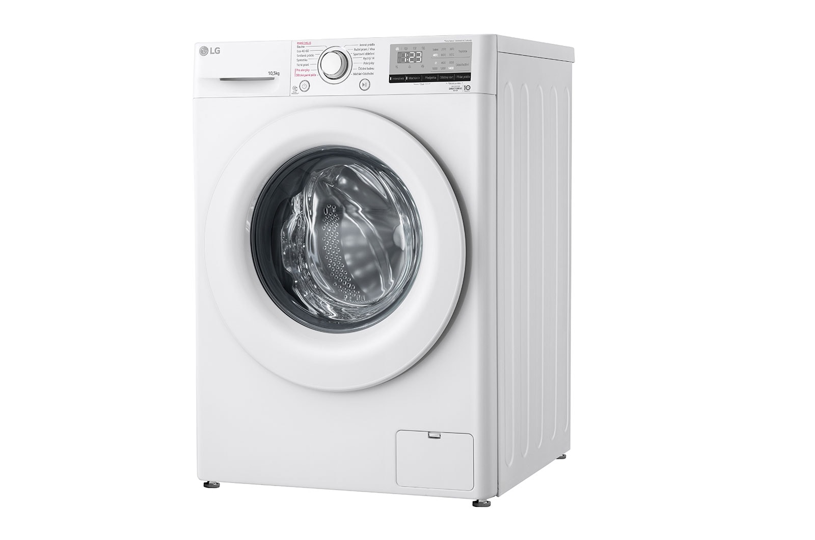 LG 10,5 kg parní pračka LG  | B | 1400 ot./min | AI DD™ | TurboWash™, FB104V3RW3