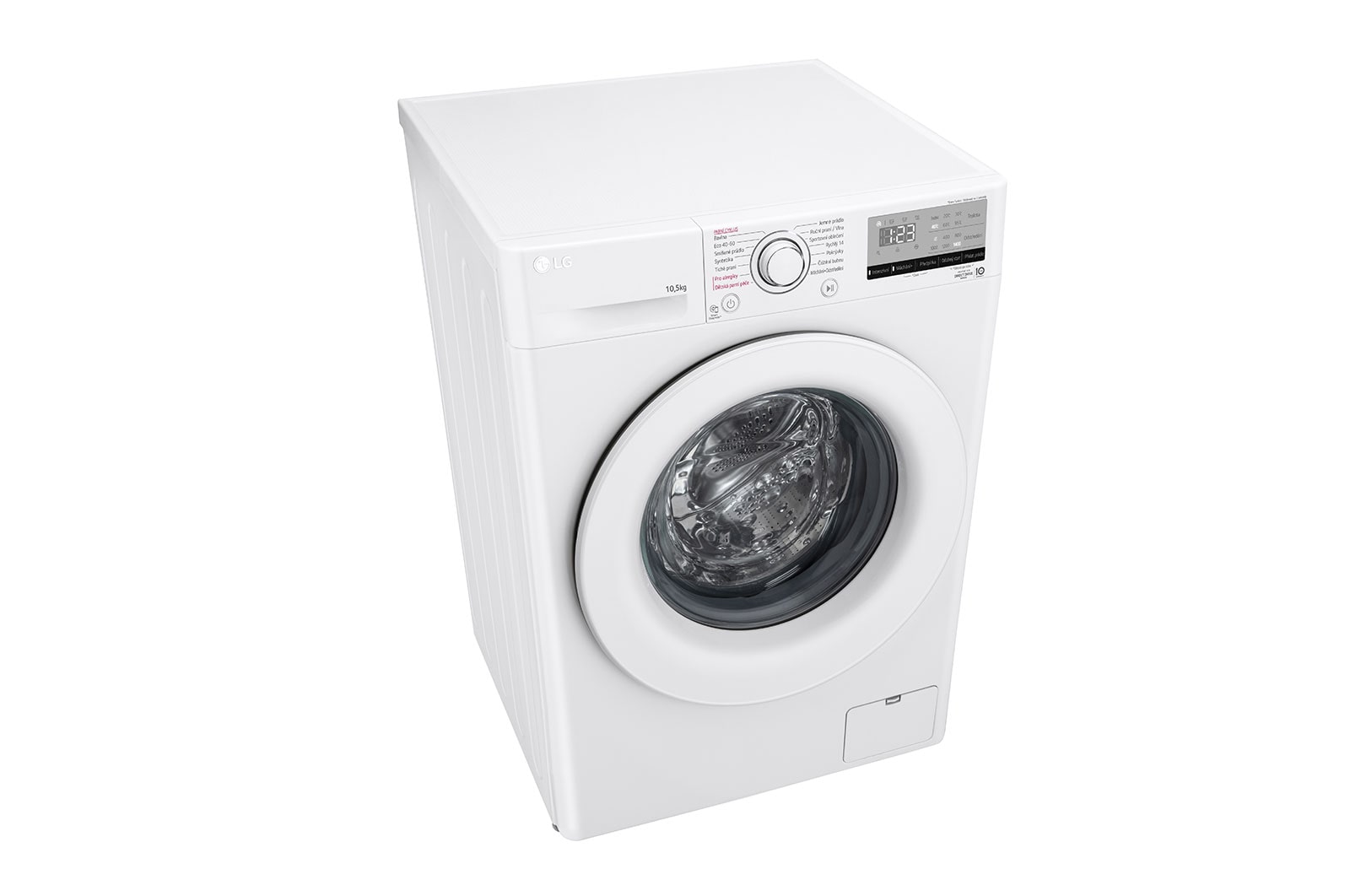 LG 10,5 kg parní pračka LG  | B | 1400 ot./min | AI DD™ | TurboWash™, FB104V3RW3