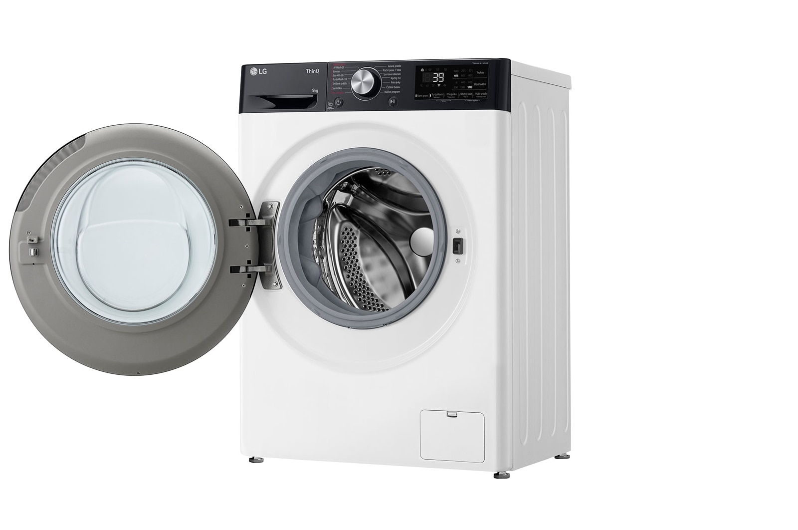 LG 9 kg slim parní pračka LG  | 1200 ot./min | TurboWash™360° | ThinQ™, FBLR7A92WC