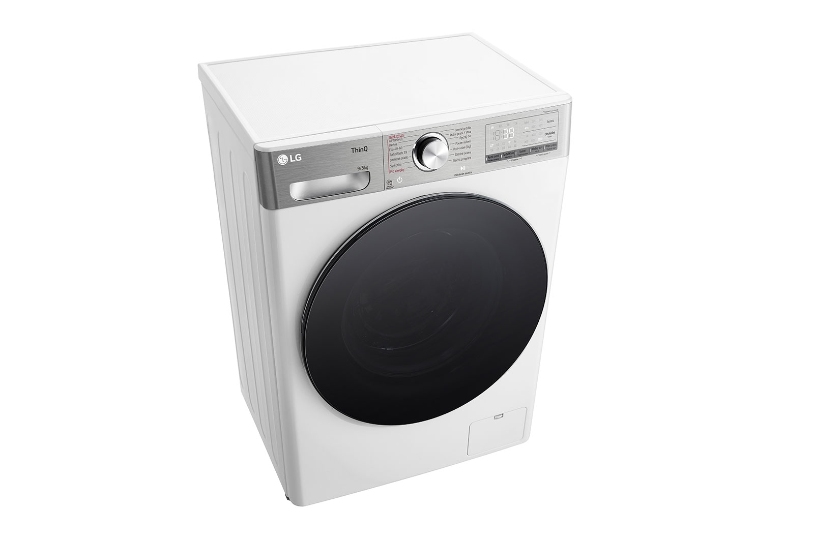 LG 9/5kg 1200 ot./min TurboWash™360°AI DD™ Parní pračka se sušičkou, Bílá, FCR9A95WG