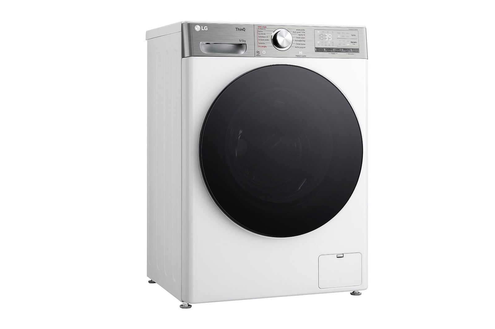 LG 9/5kg 1200 ot./min TurboWash™360°AI DD™ Parní pračka se sušičkou, Bílá, FCR9A95WG