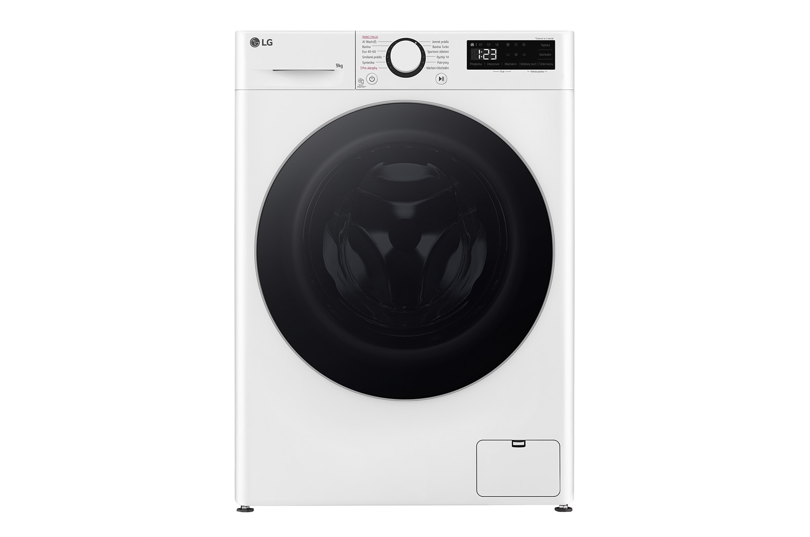 LG 9 kg parní pračka LG | A | 1200 ot./min | Direct Drive™ | AI DD™, FLR5A92WS