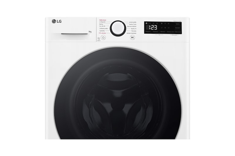 LG Slim parní pračka LG | 9 kg | 1200 ot./min | Direct Drive™ | Bílá, FLR5A92WS