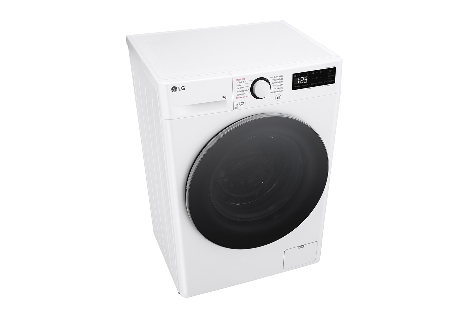 LG 9 kg parní pračka LG | A | 1200 ot./min | Direct Drive™ | AI DD™, FLR5A92WS