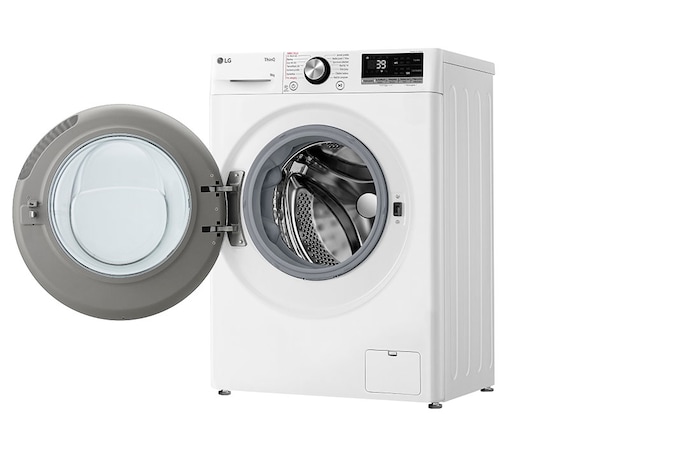 LG Slim parní pračka LG | 9 kg | A | 1200 ot./min | TurboWash™360° |Bílá, FLR7A92WG