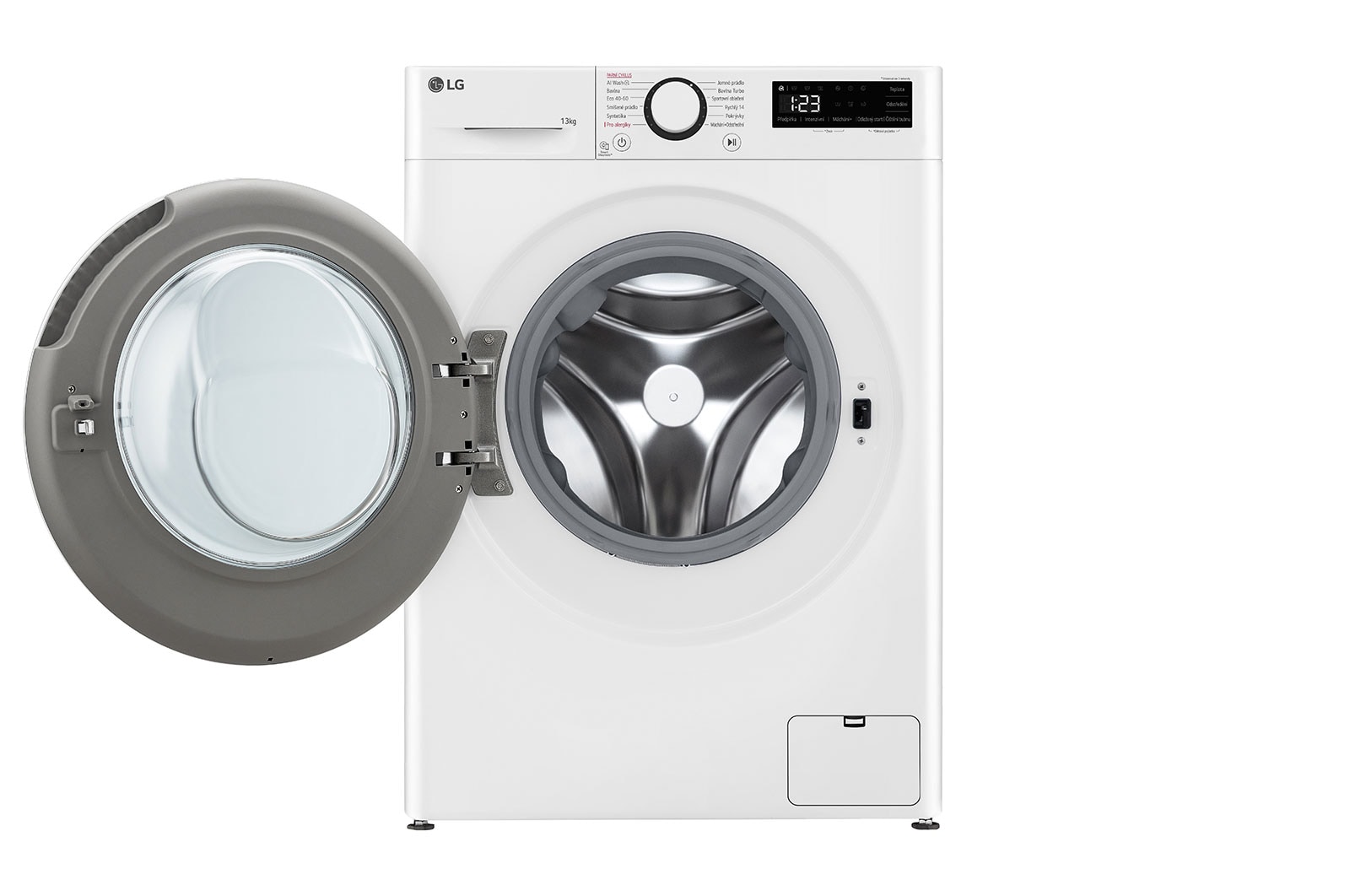 LG 13 kg parní pračka LG | A | 1400 ot./min | Direct Drive™ | AI DD™, FSR5A34WG