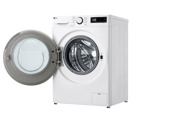 LG Parní pračka LG | 13 kg | A | 1400 ot./min | Direct Drive™ | AI DD™|Bílá, FSR5A34WG