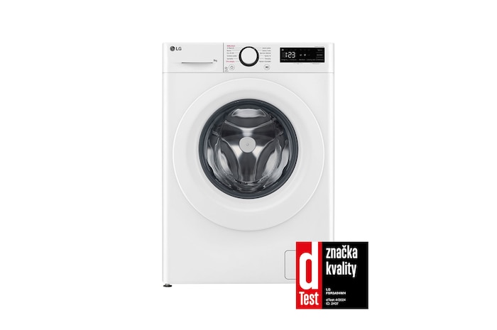 LG Parní pračka LG | 9 kg | A | 1400 ot./min | Direct Drive™ | AI DD™|Bílá, FSR5A94WH