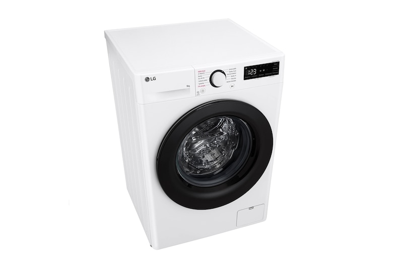 LG Parní pračka LG | 9 kg | A | 1400 ot./min | Direct Drive™ | AI DD™|Bílá, FSR5A94WL