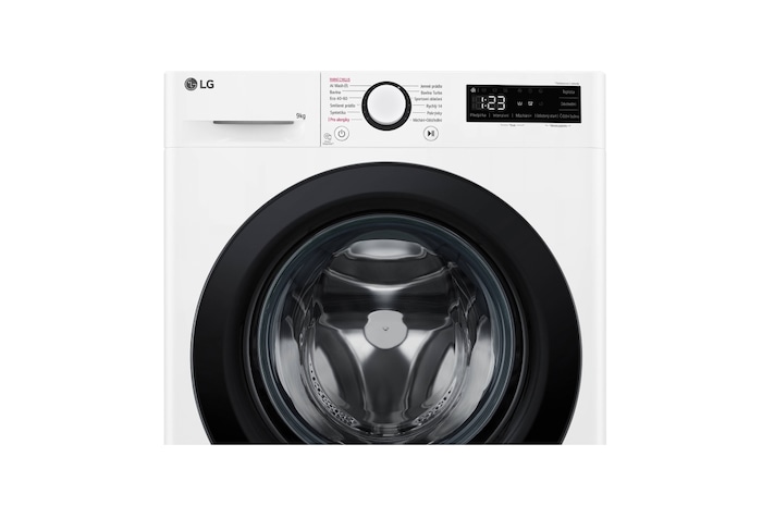 LG Parní pračka LG | 9 kg | A | 1400 ot./min | Direct Drive™ | AI DD™|Bílá, FSR5A94WL