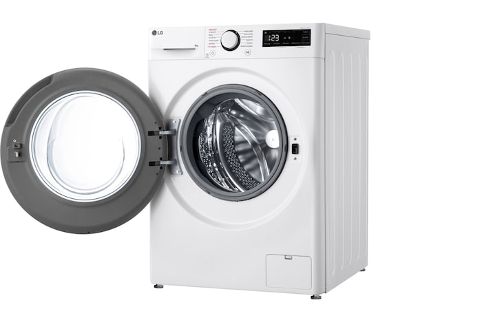 LG Parní pračka LG | 9 kg | A | 1400 ot./min | Direct Drive™ | AI DD™|Bílá, FSR5A94WL