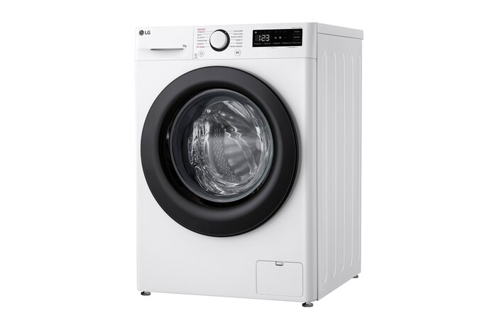 LG Parní pračka LG | 9 kg | A | 1400 ot./min | Direct Drive™ | AI DD™|Bílá, FSR5A94WL