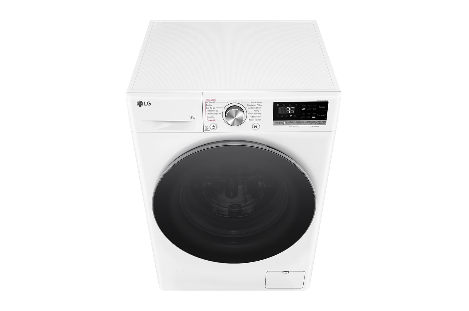 LG Parní pračka LG | 11 kg | A | 1400 ot./min | Direct Drive™ | AI DD™ |Bílá, FSR7A14WS