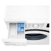 LG 6.5 kg slim parní pračka, 1200 ot./min, E  (v rozsahu A až G), Direct Drive™, Přidat prádlo, FW26V2WN3