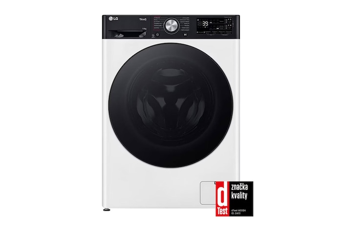 LG PRACÍ SET | 11 kg Pračka FASR7A14WG + 9 kg Sušička RH91V9LVEN + Výsuvný mezikus, LAUNWDSN26