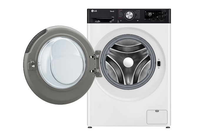 LG PRACÍ SET | 11 kg Pračka FASR7A14WG + 9 kg Sušička RH91V9LVEN + Výsuvný mezikus, LAUNWDSN26