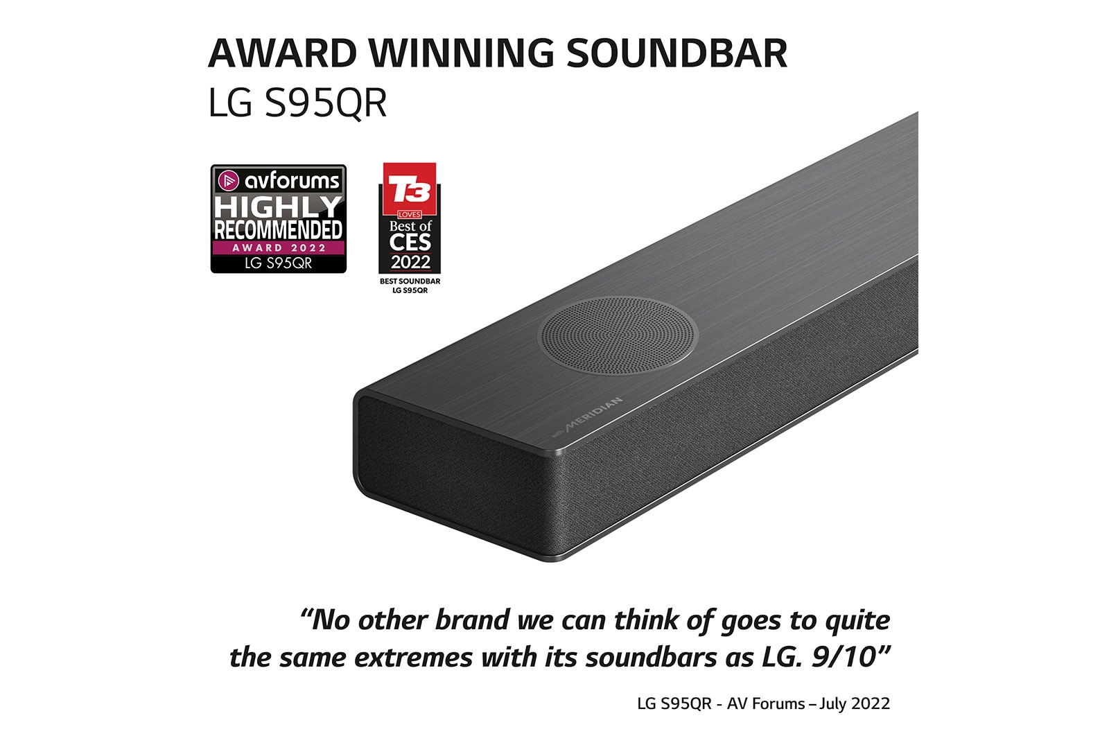 LG Soundbar S95QR, S95QR