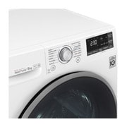 LG 8 kg sušička, A+++ (v rozsahu A+++ až D), 14 programů, 13 přídavných možností, 3 možnosti sušení, ThinQ™ + WiFi připojení, RC81EU2AV3W