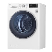 LG 8 kg sušička, A+++ (v rozsahu A+++ až D), 14 programů, 13 přídavných možností, 3 možnosti sušení, ThinQ™ + WiFi připojení, RC82EU2AV3Q