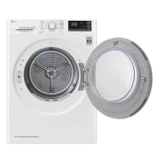 LG 8 kg sušička, A+++ (v rozsahu A+++ až D), 14 programů, 13 přídavných možností, 3 možnosti sušení, ThinQ™ + WiFi připojení , RC81EU2AV4W