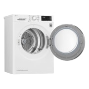 LG 8 kg sušička, A+++ (v rozsahu A+++ až D), 14 programů, 13 přídavných možností, 3 možnosti sušení, ThinQ™ + WiFi připojení , RC81EU2AV4W