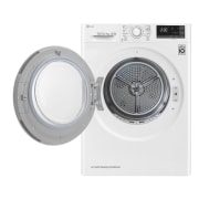 LG 8 kg sušička, A+++ (v rozsahu A+++ až D), 14 programů, 13 přídavných možností, 3 možnosti sušení, ThinQ™ + WiFi připojení , RC81EU2AV4W