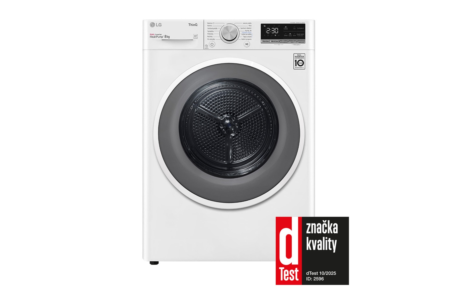 Pohled zepředu na LG RC8TV9AVHN