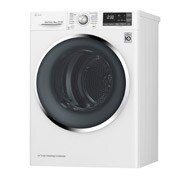 LG 9 kg sušička, A+++ (v rozsahu A+++ až D), 14 programů, 13 přídavných možností, 3 možnosti sušení, ThinQ™ + WiFi připojení, RC91U2AV2W