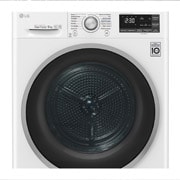 LG 9 kg sušička, A+++ (v rozsahu A+++ až D), 14 programů, 13 přídavných možností, 3 možnosti sušení, ThinQ™ + WiFi připojení, RC91U2AV3W