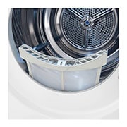 LG 9 kg hybridní sušička s tepelným čerpadlem, A+++ (v rozsahu A+++ až D), invertorový motor, Eco Hybrid™ - hybridní sušení, automatické čištění kondenzátoru, ThinQ™ + WiFi, Program Pro alergiky, RC91V9AV2W